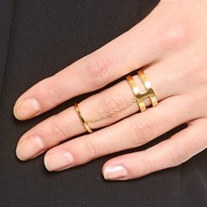 Brand New Gorjana Gold Abbot Ring to Midi Size 6